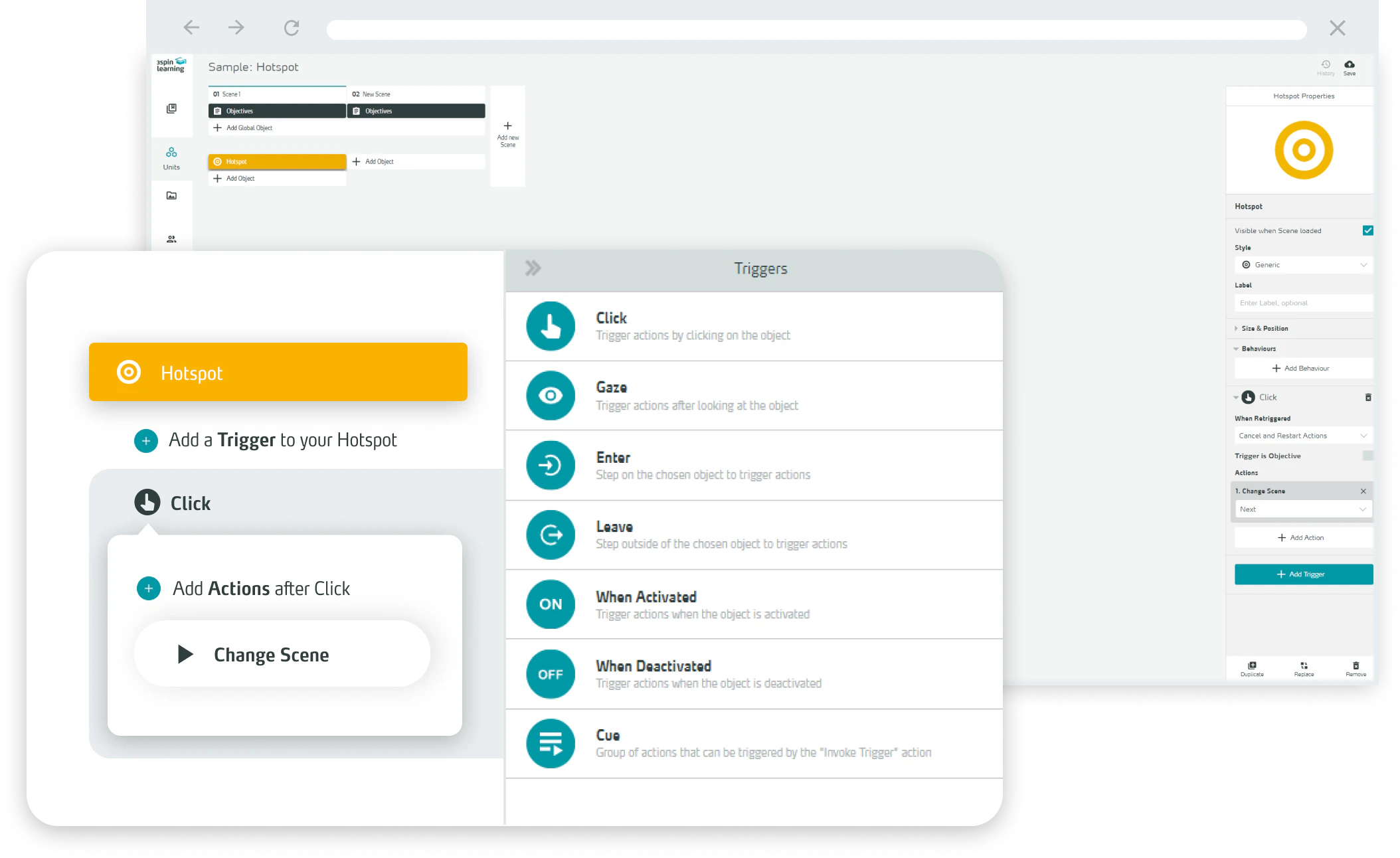 screenshot of 3spin Learning